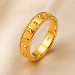 Bloom 22ct Gold Stud Earrings